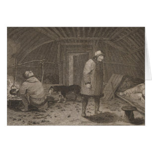 Kamtschatka, les habitats russes en hiver