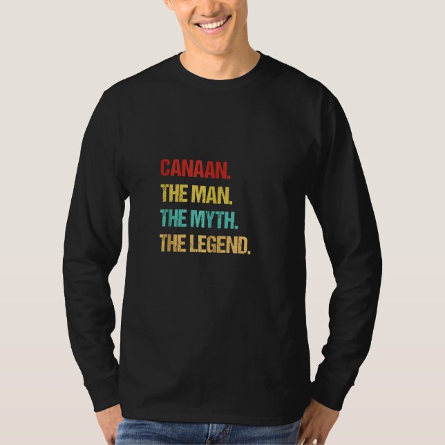 Kanaan der Mann der Mythos der Legende T-Shirt (Vorderseite)