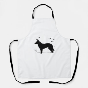 Kanaan Dog - Halloween Moon Silhouette Classic T-S Schürze