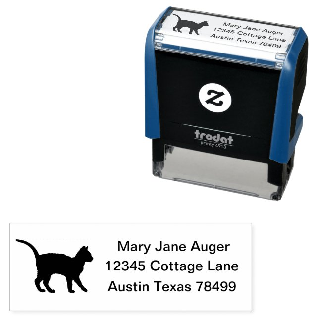 Kanaani Cat Personalisiert Permastempel (Beispiel)