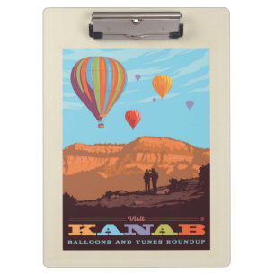 Kanab, Utah   Ballons und Tunes Klemmbrett