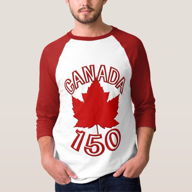 Kanada 150 Baseball Jersey Kanada 150 Shirts (Vorderseite)