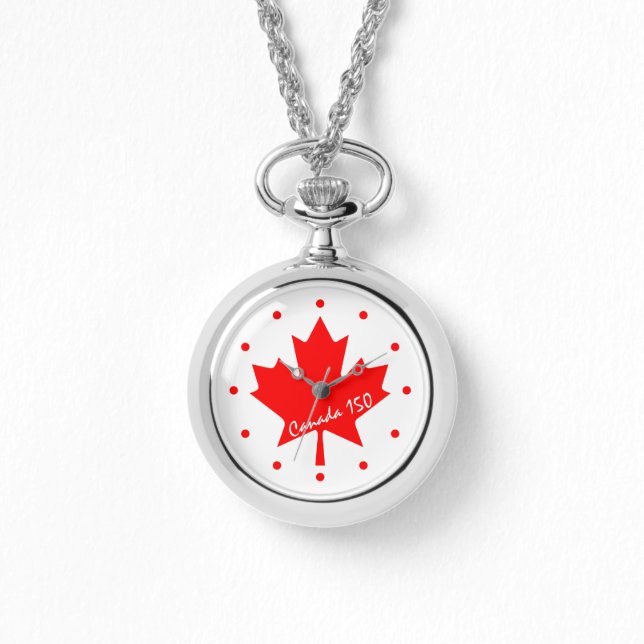 Kanada 150 Jahre einmaliges Jubiläum Armbanduhr (Vorderseite)
