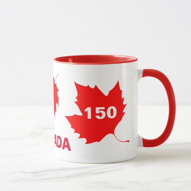 Kanada 150 Jahre einmaliges Jubiläum Tasse (Rechts)