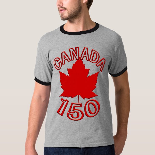 Kanada 150 T - Shirt Kanada 150 Souvenir Shirts (Vorderseite)