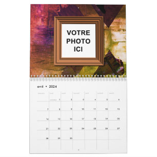 Kanada 2025 Französischer Sprachkalender Foto einf Kalender