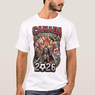 Kanada 2026 Personalisiertes Fußball-Fan-T-Shirt T-Shirt