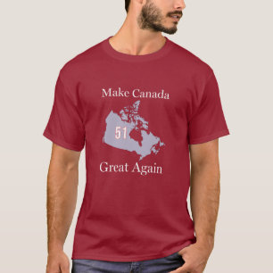 Kanada 51. Staat-Neuheit   Funny Political T-Shirt