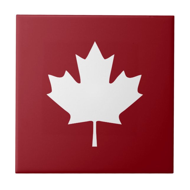 Kanada-Ahorn-Blatt-Keramik-Fliese - Rückfarben Fliese (Vorderseite)