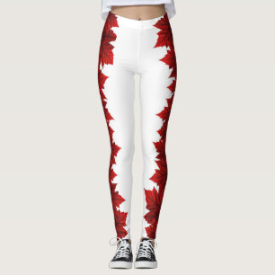 Kanada-Ahorn-Blatt-Leggings-Herbst verlässt Leggings