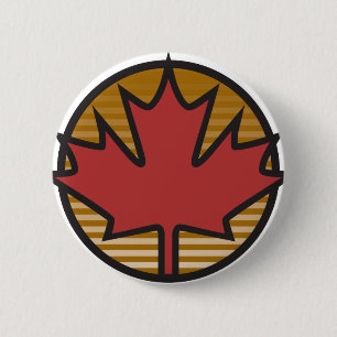 Kanada-Ahornblatt Button