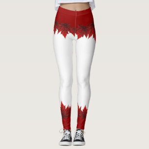 Kanada Ahornblatt Leggings Herbstblätter Leggings