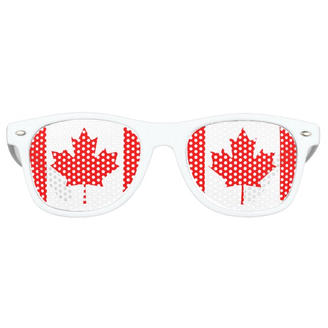 Kanada Ahornblätterfarben Sonnenbrille (Vorderseite)