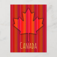 Kanada Ahornleaf Fab Texture Look Skinny Streifen