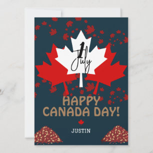 Kanada Ahornleaf, Happy Canada Tag, 1. Juli Feiertagskarte