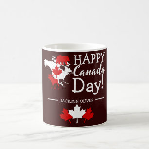 Kanada Ahornleaf, Happy Canada Tag, 1. Juli Kaffeetasse