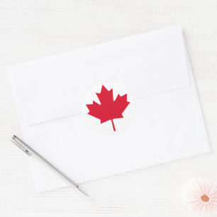 Kanada Ahornleaf Patriotic kostenlos nicht zum Ver Runder Aufkleber