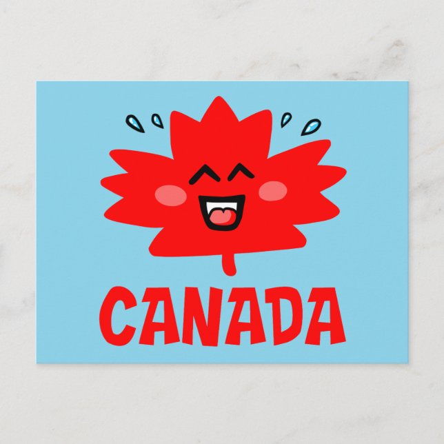 Kanada Ahornleaf Postkarte (Vorderseite)