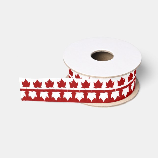 Kanada Ahornleaf Ribbon Custom Canada Ribbon Ripsband (Spule)