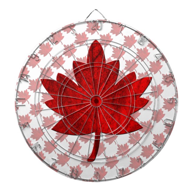Kanada-Ahornleaf von Shirley Taylor Dartscheibe (vorne)