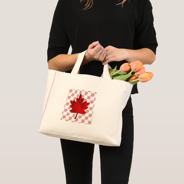 Kanada-Ahornleaf von Shirley Taylor Mini Tote Bag Stoffbeutel (Vorderseite (Produkt))