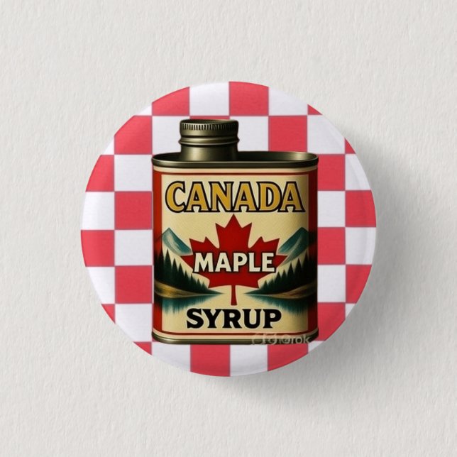 KANADA AHORNSIRUP BUTTON (Vorderseite)