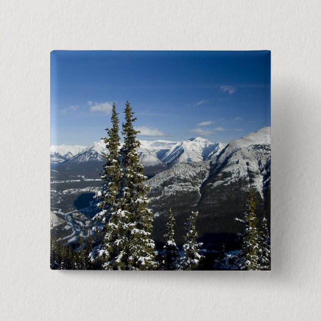 Kanada, Alberta, Banff. Ansichten des Bow Valley Button (Vorderseite)