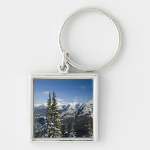 Kanada, Alberta, Banff. Ansichten des Bow Valley Schlüsselanhänger