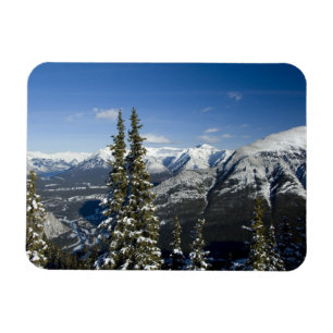 Kanada, Alberta, Banff. Aussicht auf das Bow-Tal Magnet