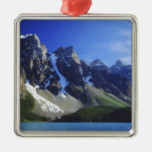 Kanada, Alberta, Banff National Park, Moraine Ornament Aus Metall