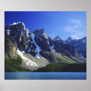 Kanada, Alberta, Banff National Park, Moraine Poster
