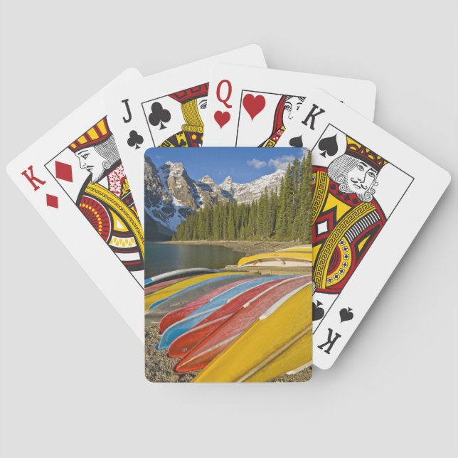 Kanada, Alberta, Banff National Park, Moraine Spielkarten (Rückseite)