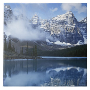 Kanada, Alberta, Banff-Nationalpark, See Fliese