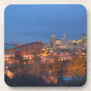 Kanada, Alberta, Calgary: City Skyline ab 4 Getränkeuntersetzer