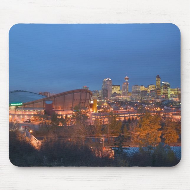 Kanada, Alberta, Calgary: City Skyline ab 4 Mousepad (Vorne)