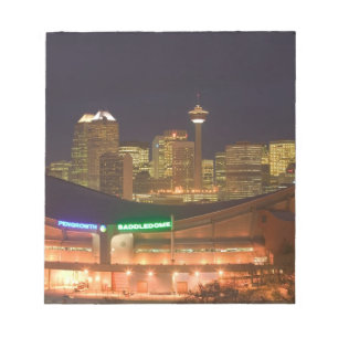 Kanada, Alberta, Calgary: City Skyline aus Kanada Notizblock