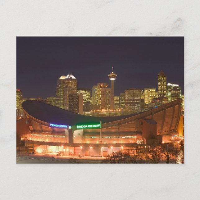 Kanada, Alberta, Calgary: City Skyline aus Kanada Postkarte (Vorderseite)