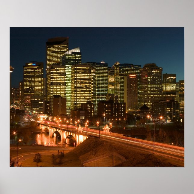 Kanada, Alberta, Calgary: Downtown Calgary, Poster (Vorne)