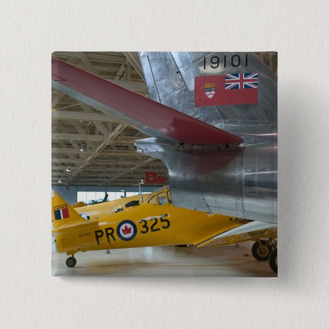 Kanada, Alberta, Edmonton: Alberta Aviation 2 Button (Vorderseite)