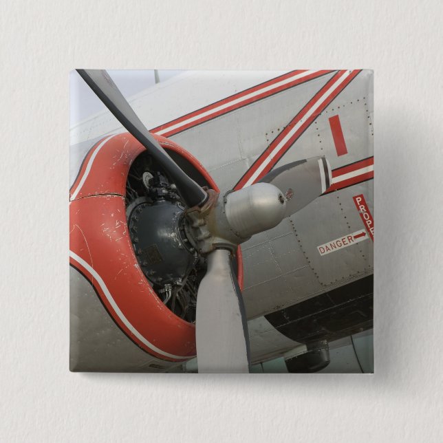 Kanada, Alberta, Edmonton: Alberta-Luftfahrt Button (Vorderseite)