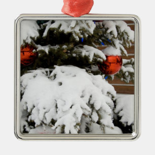Kanada, Alberta, Jasper, Jasper NP. Fairmont 2 Ornament Aus Metall