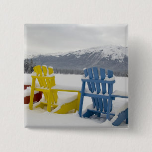 Kanada, Alberta, Jasper, Jasper NP. Fairmont Button
