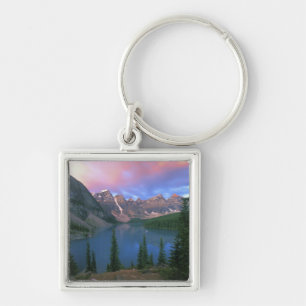 Kanada, Alberta, Lake Moraine bei Morgendämmerung, Schlüsselanhänger