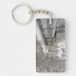 Kanada, Alberta. VIA Schienennetz Schlüsselanhänger