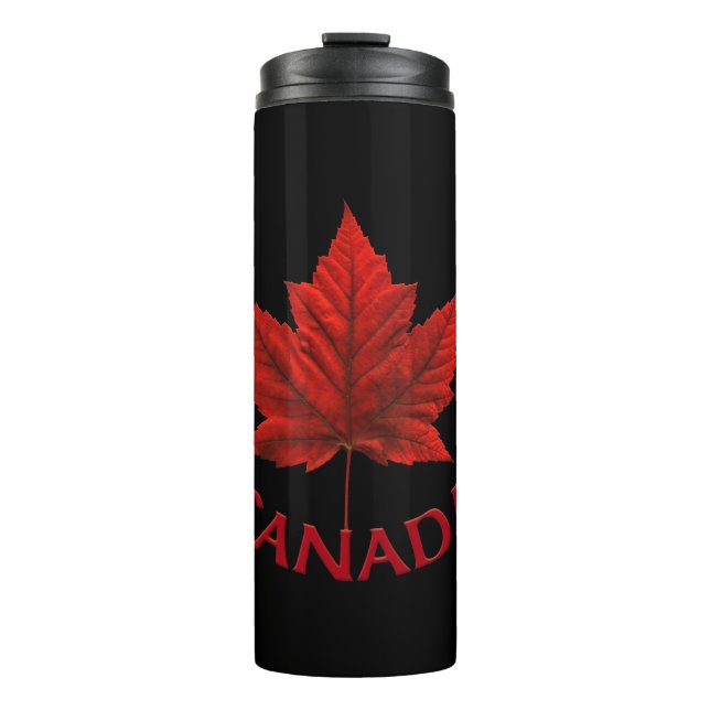 Kanada-Andenken-Tassen-Kanada-Trommel-Reise-Tasse Thermosbecher (Vorderseite)