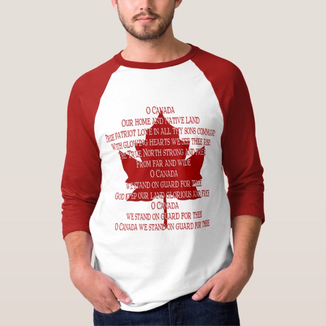 Kanada Anthem Jersey Women's Souvenir Kanada Shirt (Vorderseite)