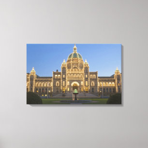 Kanada, BC, Victoria, BC Legislature Gebäude: Leinwanddruck