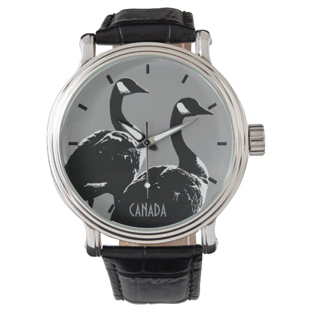 Kanada beobachten Kanada Goose Souvenir Wrist Watc Armbanduhr (Vorderseite)