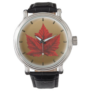 Kanada Beobachten Kanada Maple Leaf Souvenir Wrist Armbanduhr