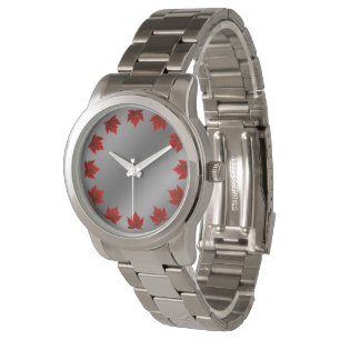 Kanada Beobachten Kanada Maple Leaf Souvenir Wrist Armbanduhr